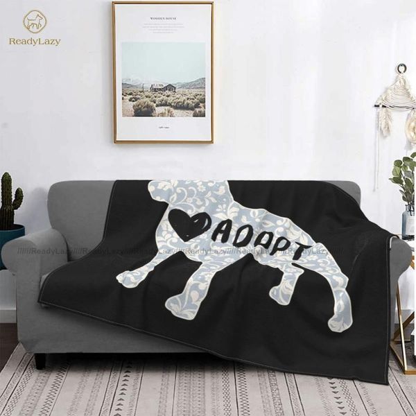 

pit bull blanket comfy fleece camping soft fashion bedspread blankets