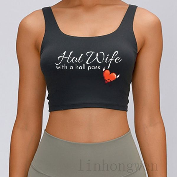 Hotwifer A Swinger Hot Wife With A Hall Tank Top Basic Spring S-2xl Tops Tees Designer Outfit Natural Cute Vest X0507