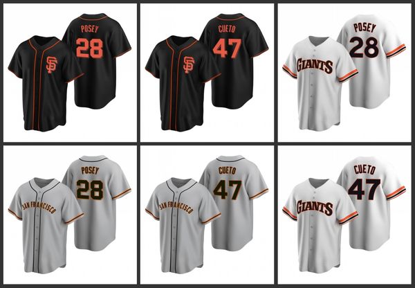 

san francisco giants men buster posey johnny cueto women youth jersey, Black