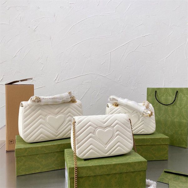 

fashion women luxury designer bags marmont 2023 ladies wallet embroidery saddle crossbody houlder messenger lady sacoche handbag ba