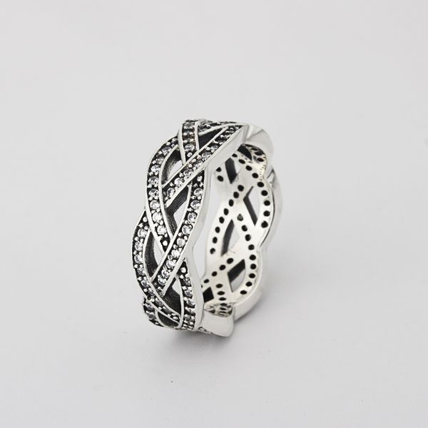 

a wholesale 925 silver shiny cz ring diamond ring fit pandora cubic zirconia anniversary jewelry for women christmas gift