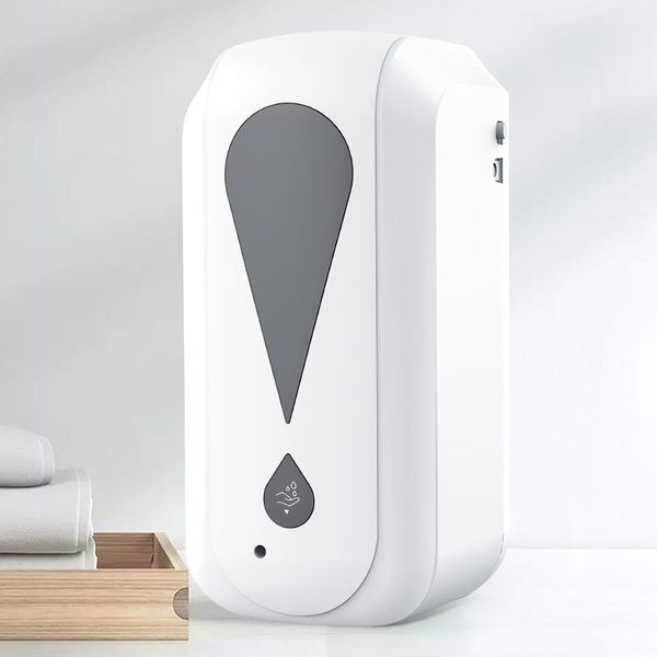 

liquid soap dispenser automatic foam dispensers bathroom smart washing hand machine with usb charging white abs material