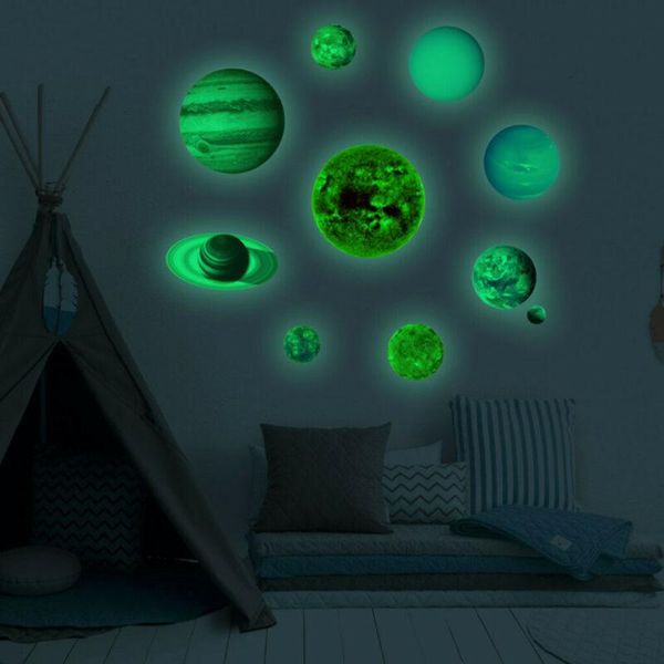 

wall stickers mural planet mouldproof accessories solar system 10
