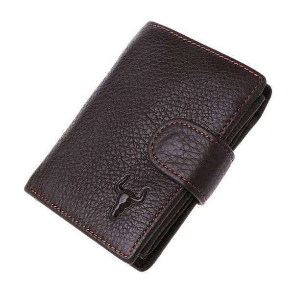 

wallets black men's pu leather zipper billfold wallet purse casual credit id card holder cash pouch, Red;black