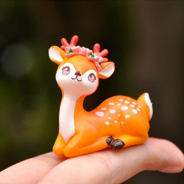 

decorative objects & figurines cute little deer prince princess doll decoration potted micro landscape accessories deskcake decorations