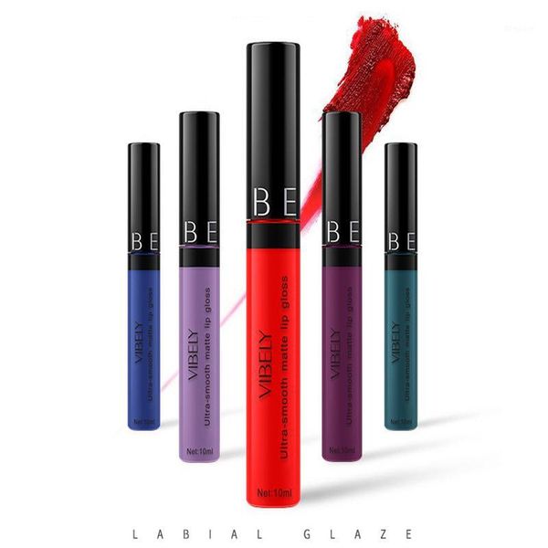

color matte lipstick glaze non-fading non-stick cup cross-border source lip gloss1