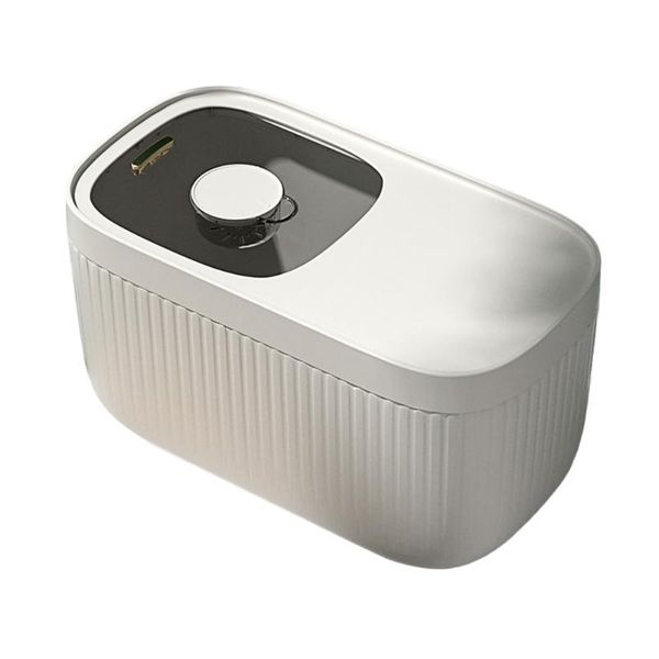 

storage bottles & jars 1pc rice bucket moisture-proof tank with scale (white)