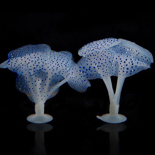 

decorations fish tank glowing artificial jellyfishes silicone simulated aquatic plants fluorescent vivid jellyfish aquarium decor jan88