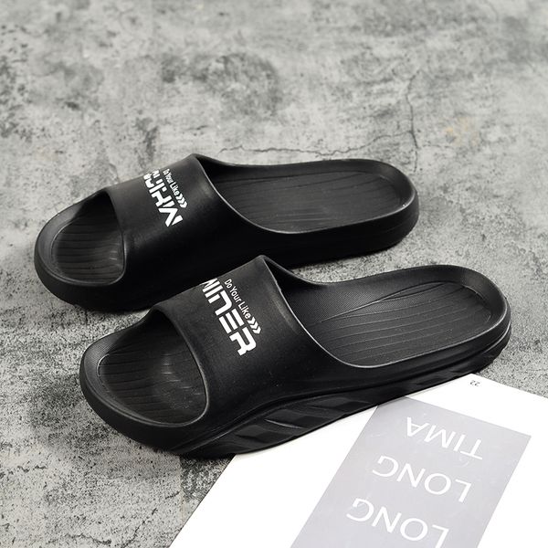 

men shoes arrival summer men flip flops beach sandals anti-slip zapatos hombre casual shoes wholesale, Black