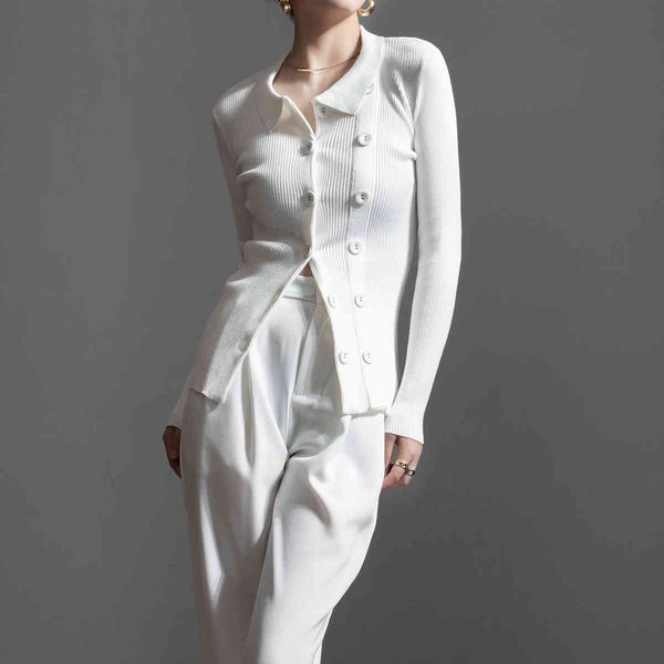 

sweaters retro-turn collar woman lotus plied white shirts a71, White;black