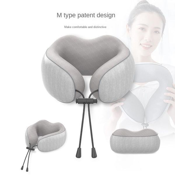 

pillow portable u shaped memory foam neck pillows soft travel cervical airplane office bedding protect