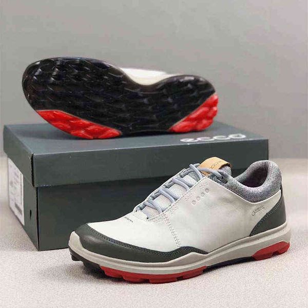 

brand men's professional golf shoes leather training waterproof non-slip 220408