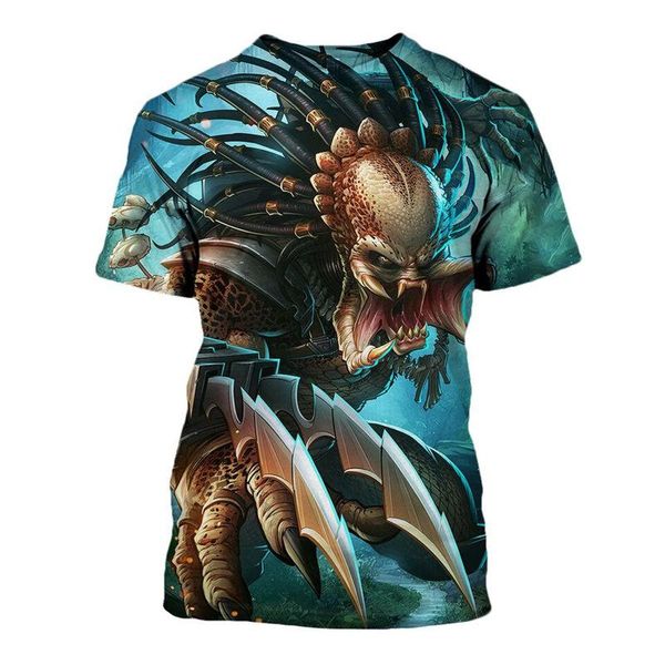 

men's t-shirts 2021 customize tees halloween horror 3d printed unique clothing short sleeve t shirt drop, White;black