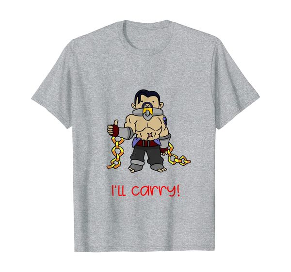 

I'll Carry! Chibi League Heroes I Tee for Men and Women, Mainly pictures