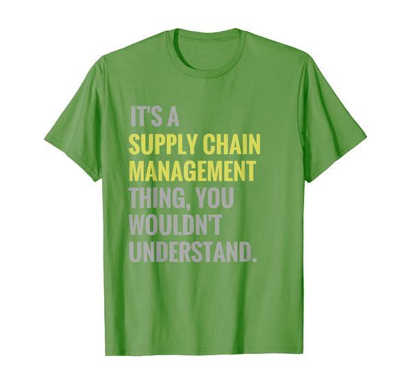 

it's a supply chain management thing funny career t shirt, White;black