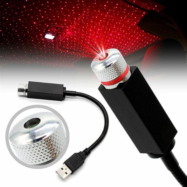 

car roof star night lights projector light interior ambient atmosphere galaxy lamp decoration usb plug interior&external