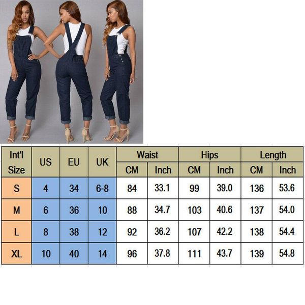 

women's jumpsuits & rompers women fashion denim jumpsuit romper long trousers overalls straps autumn feme casual loose, Black;white