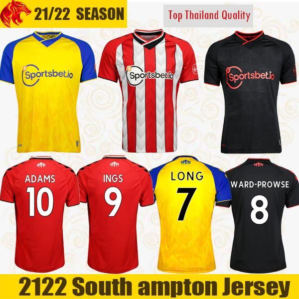

men+kids 21 22 southampton soccer jersey ward-prowse 2021 2022 long ings vestergaard armstrong adams football shirt romeu redmond diallo jer, Black;yellow