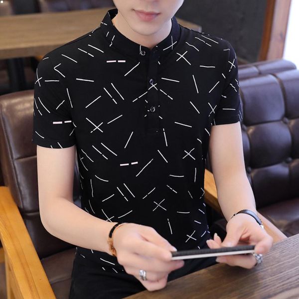 

white designers mens polo t shirt collar t-shirt female dress men's camisas de hombre classic t shirts male crop fitness ropa m 4xl men, White;black
