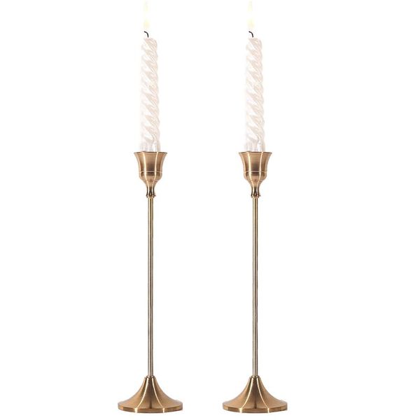 

candle holders 3sizes candlesticks iron craft holder for pillar taper tea light home table dinner festival party ornaments gift