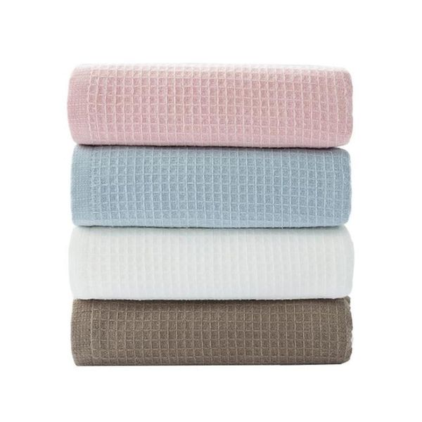 

towel pure cotton hand plain checked men's and women's hair ring bathroom