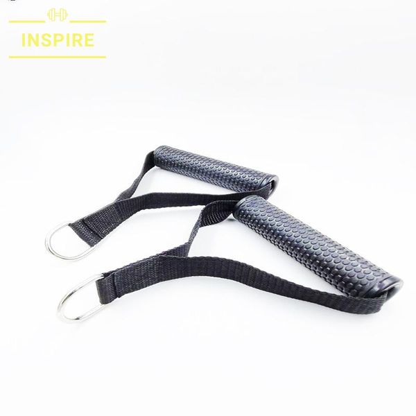 

pair of fitness hand grip anti slip gripper strength accessories handle resistance bands