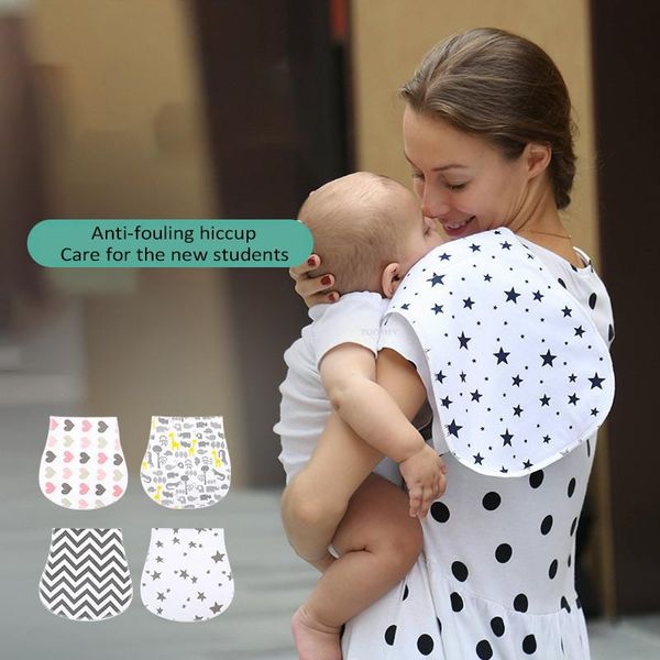 

bibs & burp cloths baby soft cotton two layers boy girl infant print cute saliva towel born accessories children toddler bib