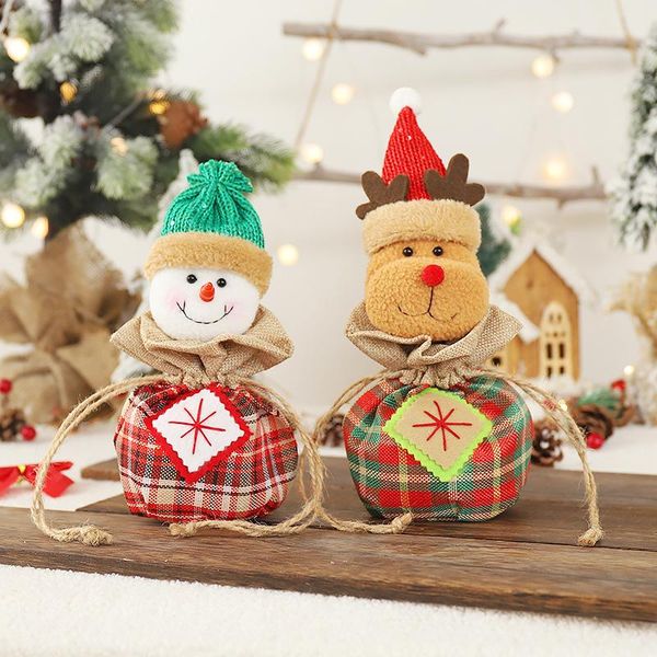 

christmas decorations creative cartoon doll gift bag eve apple children candy 2022 happy year