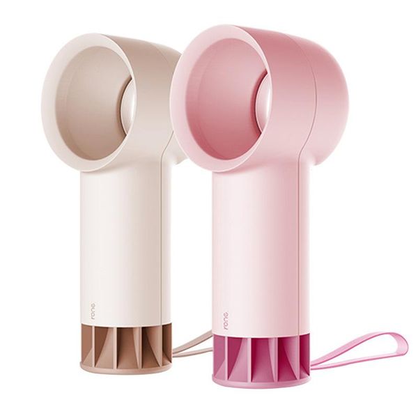 

electric fans handheld leafless fan usb mini creative led small gift portable novelty night light