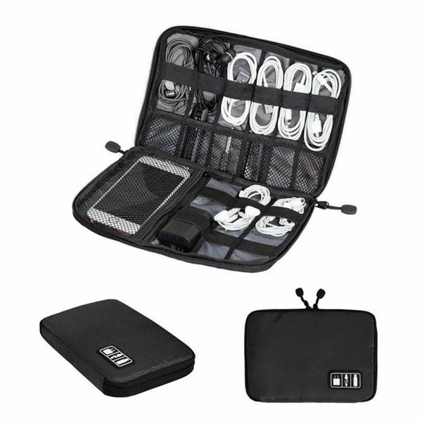 

storage bags electronic accessories cable usb flash drives case organizer bag digital pouch data earphone portable travel insert