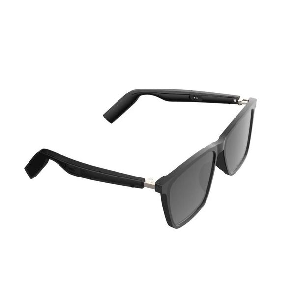 

yuho f003-d tws bluetooth 5.0 smart glasses intelligent induction touch control hands-calling ip67 waterproof smart sunglasses, Black