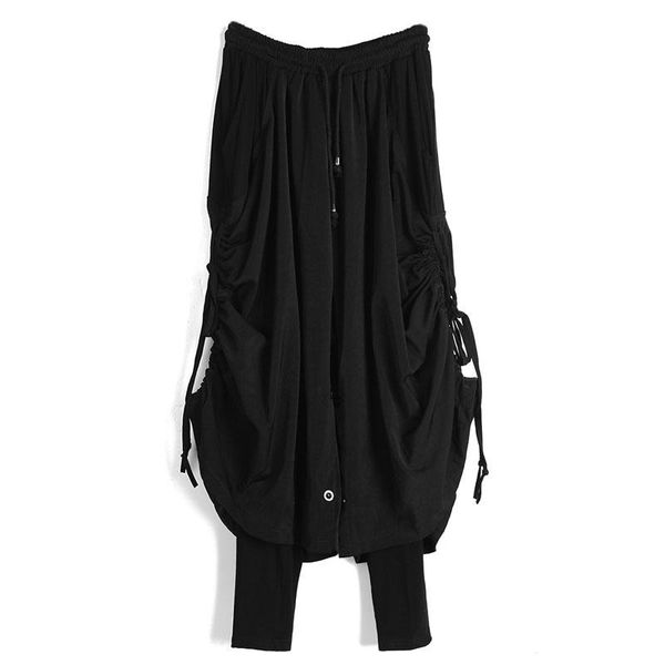 

men's clothing bigbang hair stylist fashion hip-hop crotch pants harem culotte plus size singer costumes 27-44, Black
