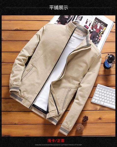 

men's jackets casual jacket spring and summer coat men winter, Black;brown