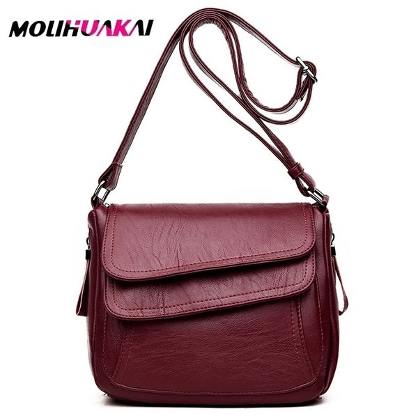 

female messenger bags luxury handbag designer leather crossbody shoulder sac a main 211026