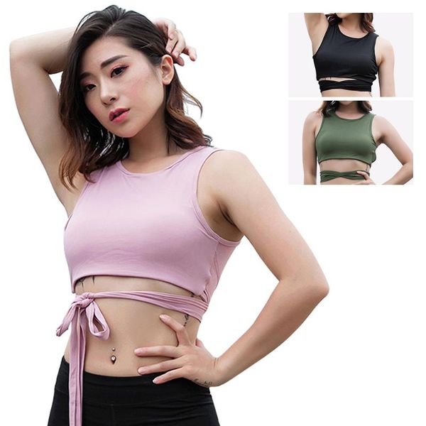 

yoga outfit sport tank fitness clothing nylon removable pad push up wirestretch running gym workout women cross sports bra
