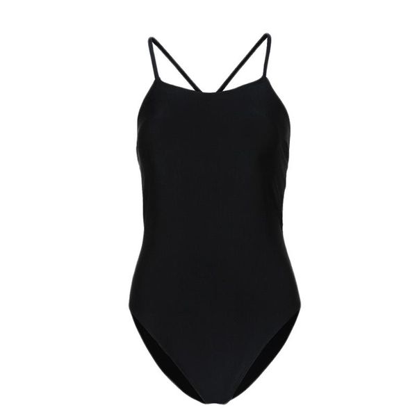 

one-piece suits black swimwear one piece body bikinis bathing suit swimsuit backless bodysuits padding maillot ladies monokini badpak