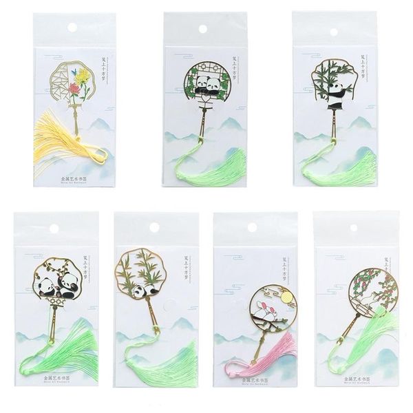 

bookmark exquisite hollow creative brass metal vein retro stationery souvenir