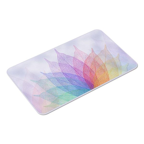 

bath mats colorful leaves kitchen mat home entrance doormat hallway bedroom living room decor floor carpet balcony bathroom anti-slip rug