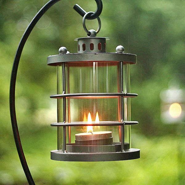 

hanging vintage candlestick nordic glass metal candle holder creative restaurant kaarsen houder outdoor lantern mm60zt holders