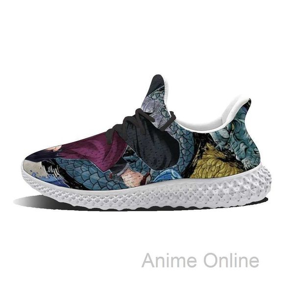 

spring tomioka giyuu anime pattern flat casual shoesnw7w