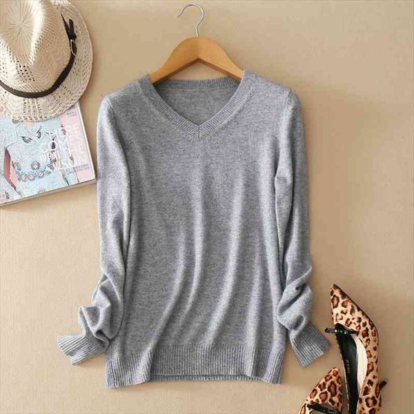 

brand spring autumn women sweater knitted cashmere solid color v neck female thin pullovers office lady casual jumpers, White;black