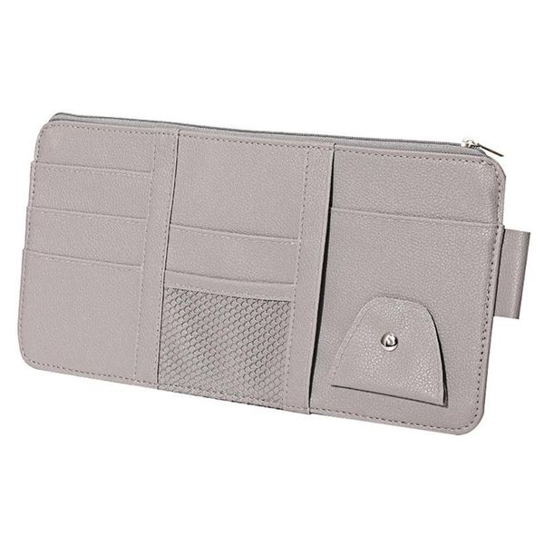 

car organizer multifunctional sun visor storage bag card holder data cable glasses automobile