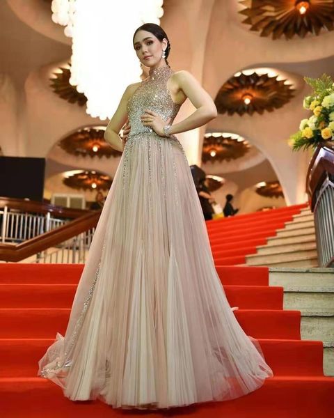 

casual dresses hight quality luxury elegant women turtleneck mesh sequins glitter full celebrity designer catwalk ie0f, Black;gray