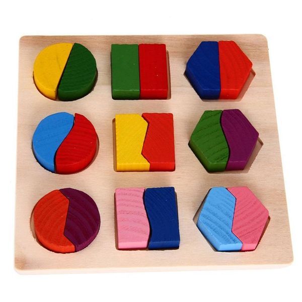 

blocks kids baby wooden learning geometry toys puzzle montessori early fj88 3r33