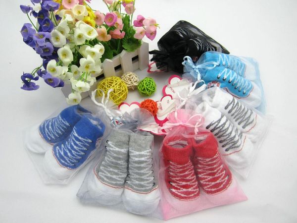 

socks 100% cotton baby car slip-resistant floor cartoon small kid's socksfor 0-1yearboys and girls, Pink;yellow