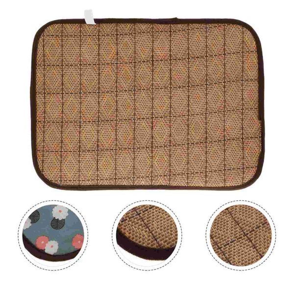 

kennels & pens 1pc simple pet ice silk mat pretty pad useful