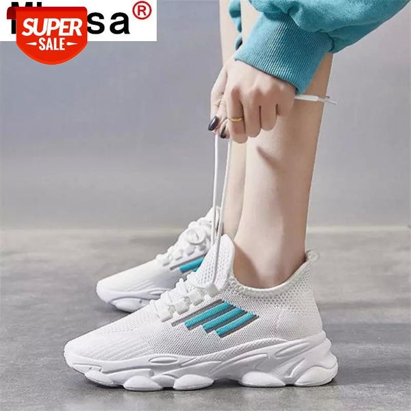 

2021 fashion women's casual shoes autumn new mesh breathable lace-up women sneakers comfortable light vulcanized #iu1g