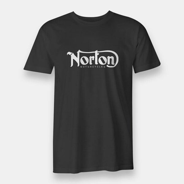 

norton commander rotary classic men's t-shirt black, White;black
