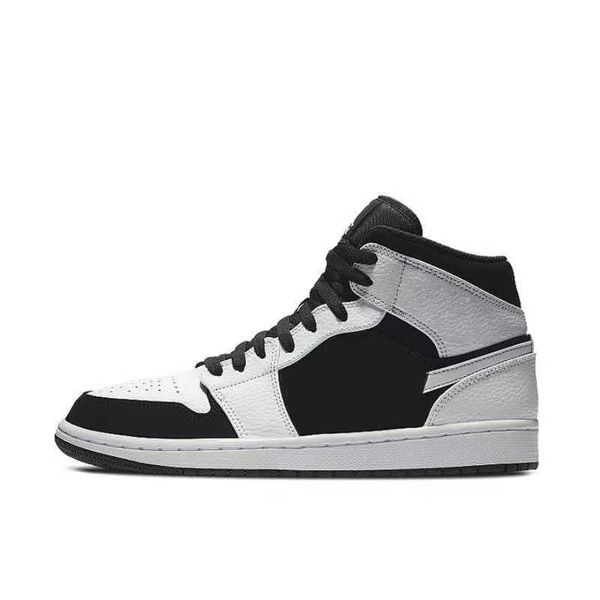 

2021 jumpman women's basketball shoes men's 1 s mid white black outdoor sportsys4m