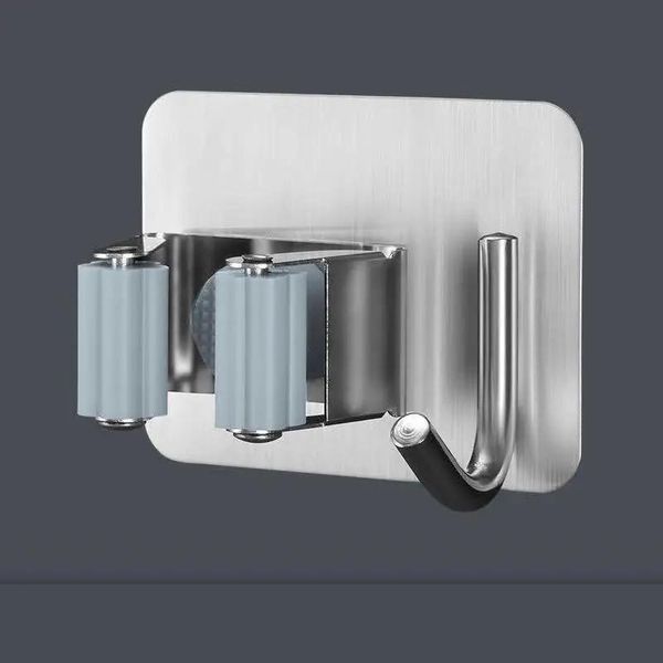 

moisture rust proof mop holder kitchen bathroom 304 stainless steel wall mount mops sundries hanger storage holders racks hooks & rails
